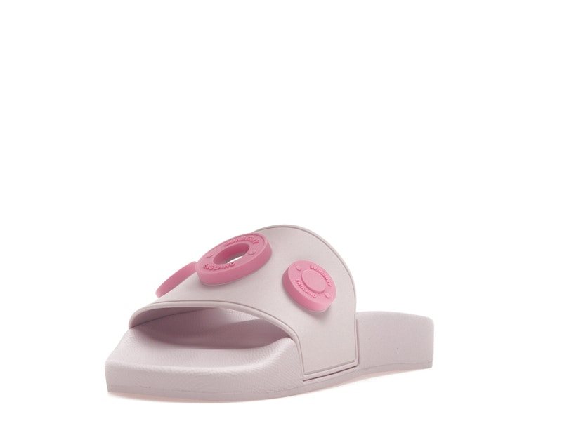 Burberry Logo Graphic Rubber Slide Pale Candy Pink (Women's)