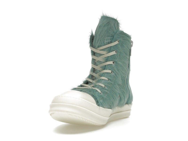 Rick Owens Strobe High Pony Hair Aqua
