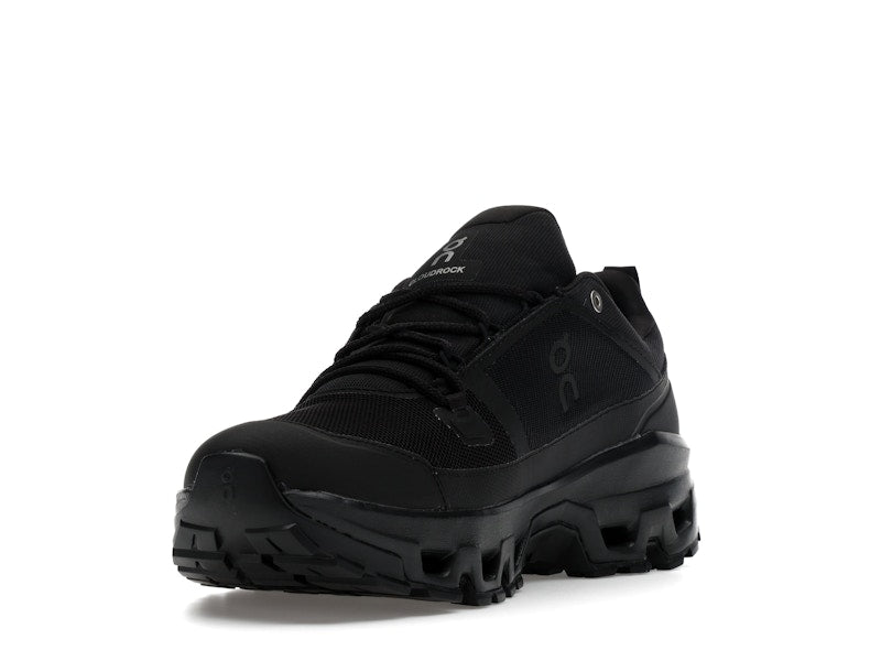 On Running Cloudrock Low Waterproof All Black