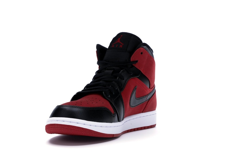 Jordan 1 Mid Gym Red Black