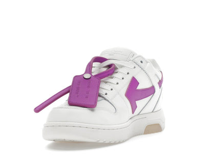 OFF-WHITE Out Of Office OOO Low Tops White Purple (Women's)