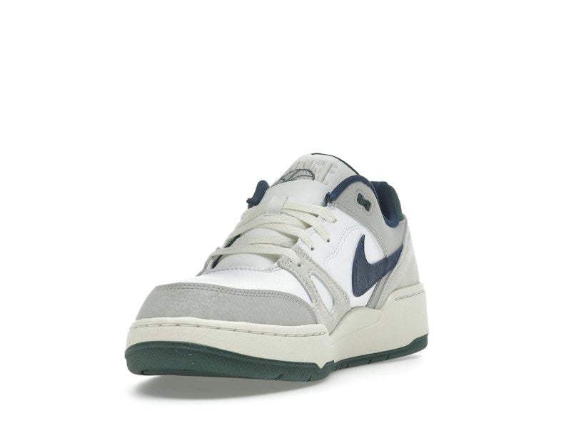Nike Full Force Low White Midnight Navy Green