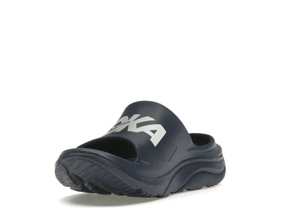 Hoka One One Ora Athletic Slide Varsity Navy White