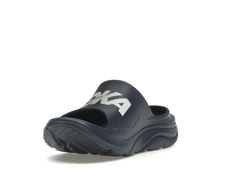Hoka One One Ora Athletic Slide Varsity Navy White