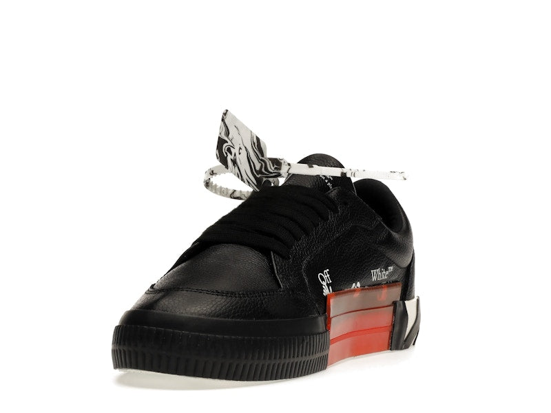OFF-WHITE Vulc Low Leather Black White FW21
