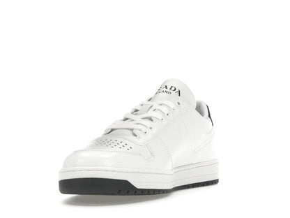 Prada Downtown Low Top Sneakers Leather White White Black