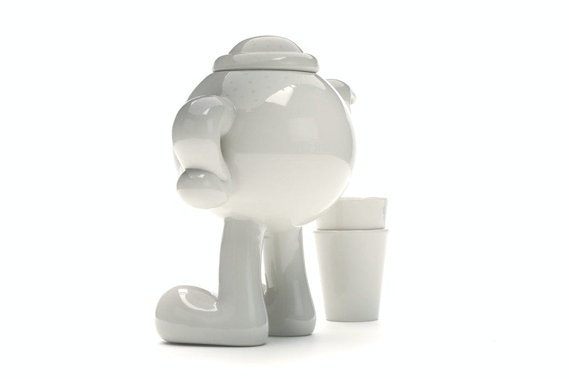 James Jarvis Glazed Porcelain Teapot White