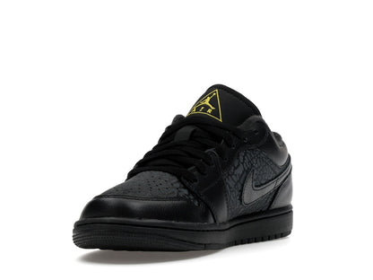Jordan 1 Low Black Elephant Print