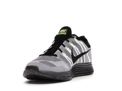 Nike Flyknit Lunar1+ White Black Volt