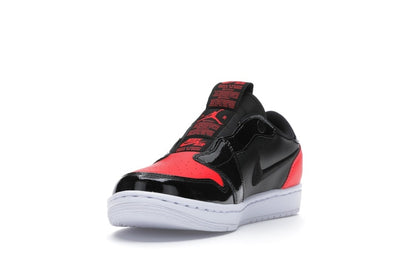 Jordan 1 Low Slip Black Hot Punch (Women's)