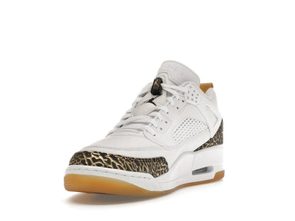 Jordan Spizike Low White Metallic Gold