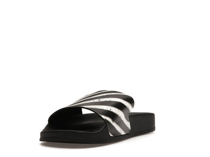 Off-White Spray Stripes Slides Black