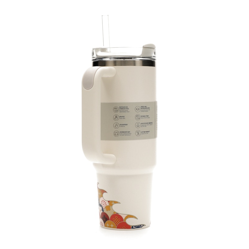 Stanley The Lunar New Year Limited Edition Flowstate Quencher 30oz Tumbler Cream Dragon
