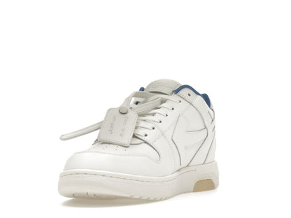 OFF-WHITE Out Of Office "OOO" Low Tops For Walking White White Dark Blue SS22