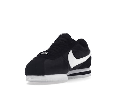 Nike Cortez Basic Nylon Black White-Metallic Silver