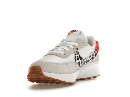 Nike Waffle Debut White Team Orange Leopard (Women's)