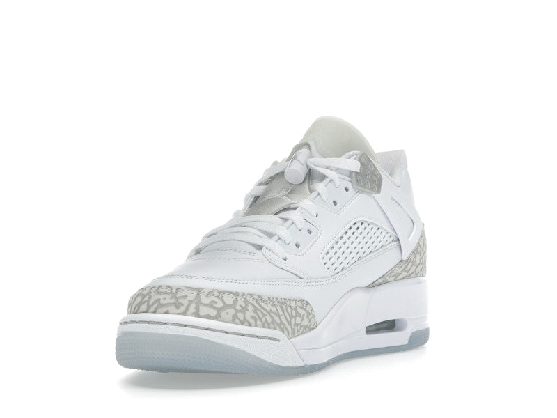 Jordan Spizike Low White Metallic Silver Barely Blue Neutral Grey