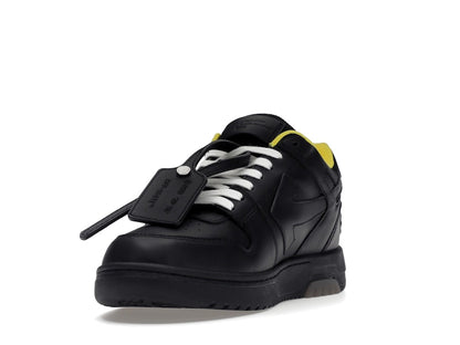 OFF-WHITE Out Of Office "OOO" Low Tops For Walking Black Yellow