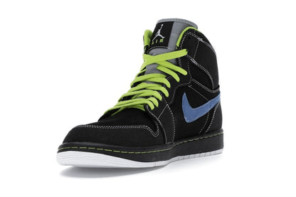 Jordan 1 Retro High Black Cyber Blue Sapphire