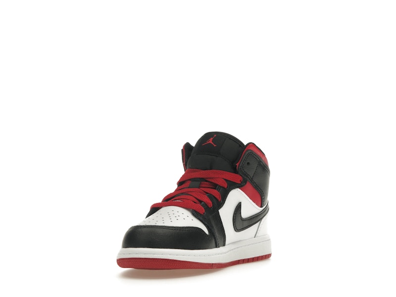 Jordan 1 Mid Gym Red Black Toe (PS)