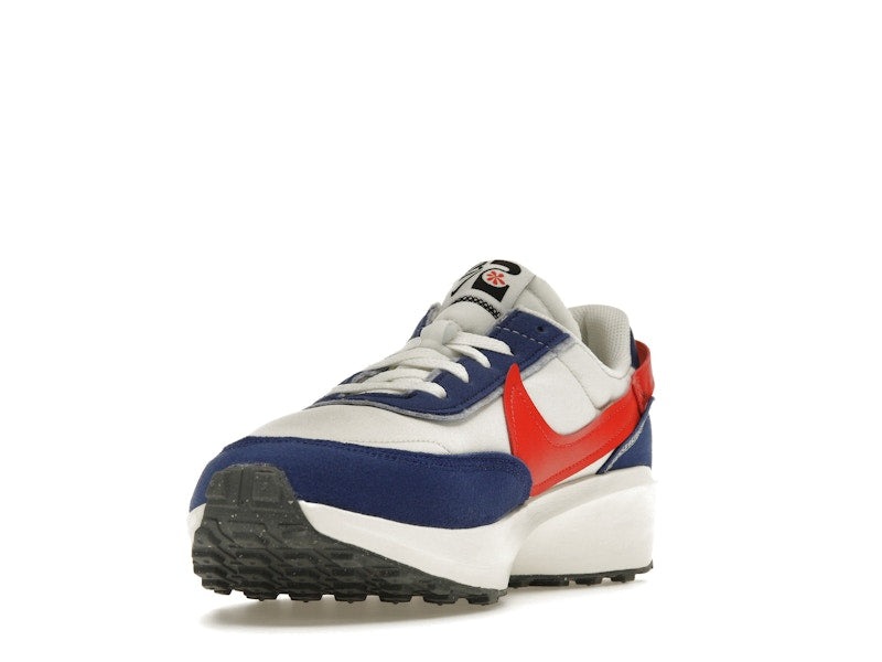 Nike Waffle Debut Swoosh Habanero Red Old Royal