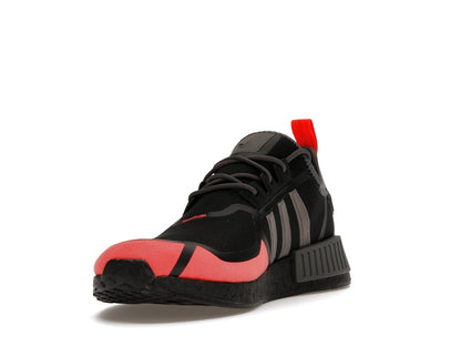 adidas NMD R1 Core Black Solar Red Grey