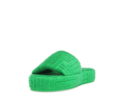 Bottega Veneta Resort Sponge Slide Grass (Womens)