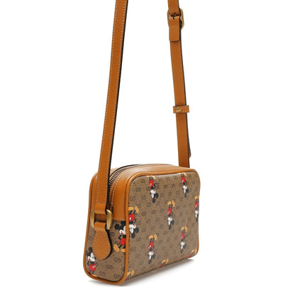Gucci x Disney Mickey Mouse Crossbody Bag Brown