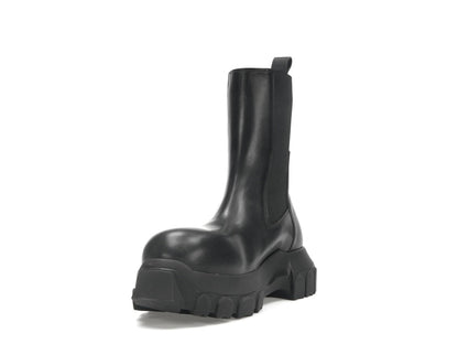 Rick Owens Lido Beatle Bozo Tractor Boots Black