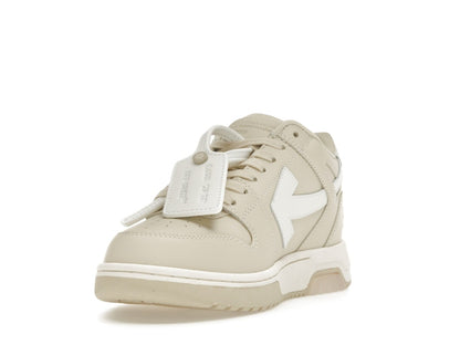 OFF-WHITE Out Of Office OOO Low Tops Angora White