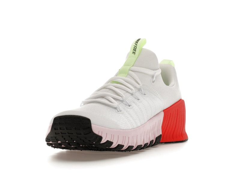 Nike Free Metcon 6 White Barely Volt Bright Crimson Pink Foam (Women's)