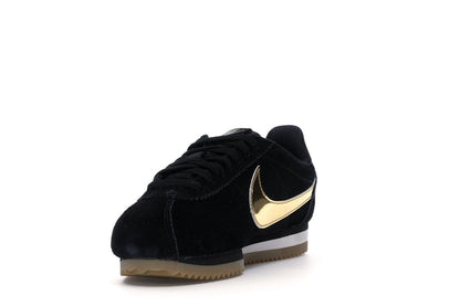 Nike Classic Cortez Black Metallic Gold Gum (Women's)