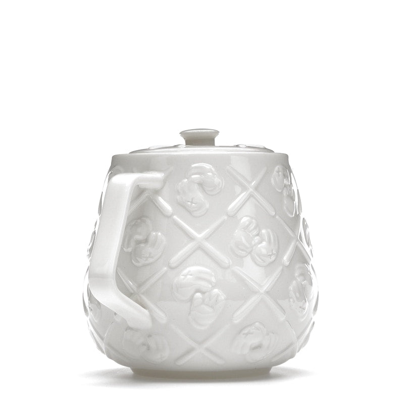 KAWS Ceramic Teapot White