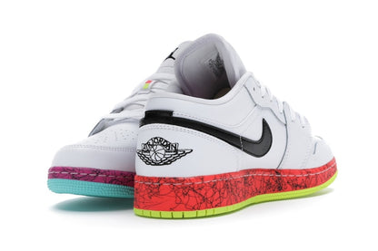 Jordan 1 Low Multi-Color Midsoles White (GS)