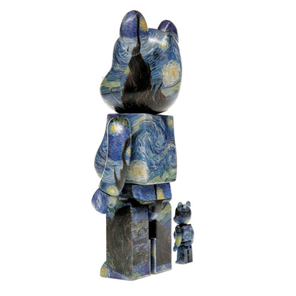 Bearbrick Vincent van Gogh The Starry Night 100% & 400% Set