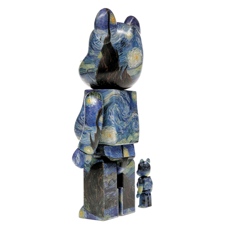 Bearbrick Vincent van Gogh The Starry Night 100% & 400% Set