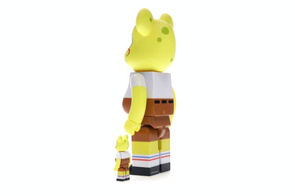 Bearbrick Spongebob 100% & 400% Set Yellow
