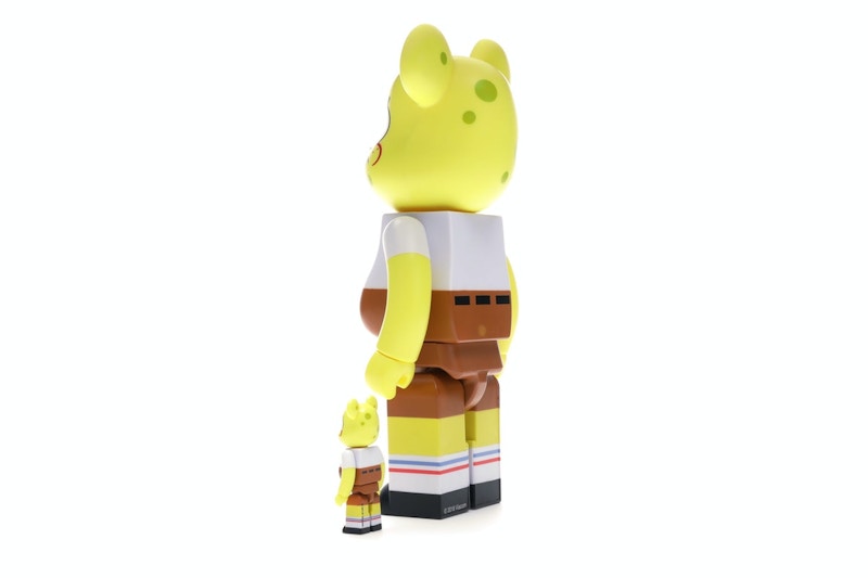 Bearbrick Spongebob 100% & 400% Set Yellow