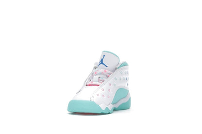 Jordan 13 Retro White Soar Green Pink (TD)