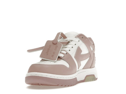 Off-White Out Of Office Calf Leather White Pink (Women's)
