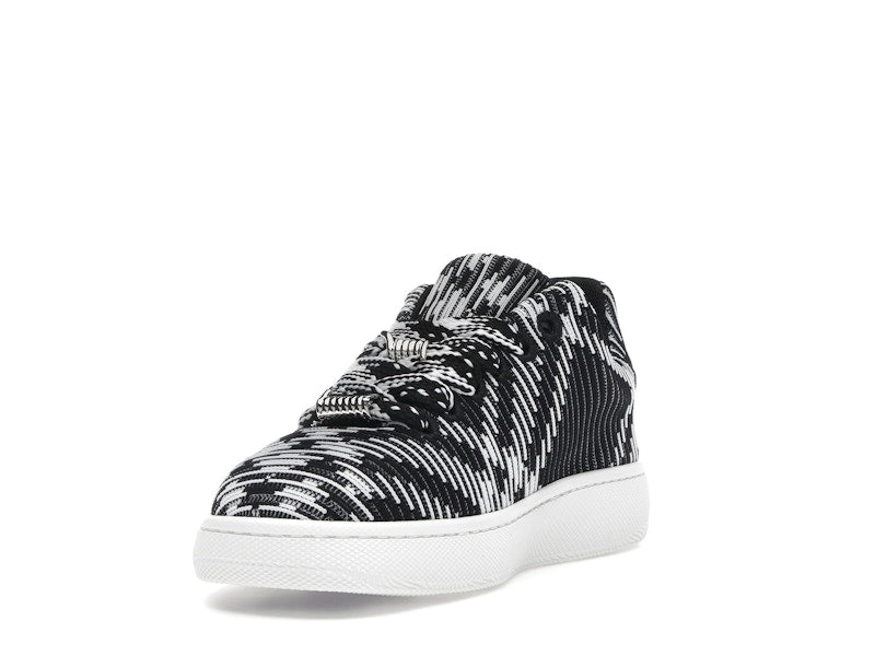 Burberry Check Knit Box Sneaker Black White (Women's)