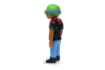 Hebru Brantley x Mindstyle Fly Boy Black Tee Vinyl Figure Multi