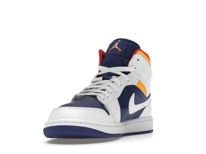 Jordan 1 Mid Royal Blue Laser Orange