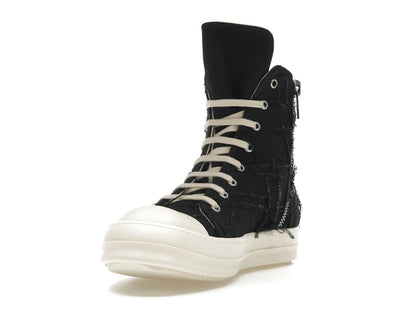 Rick Owens DRKSHDW Slashed Sneaks Black Milk