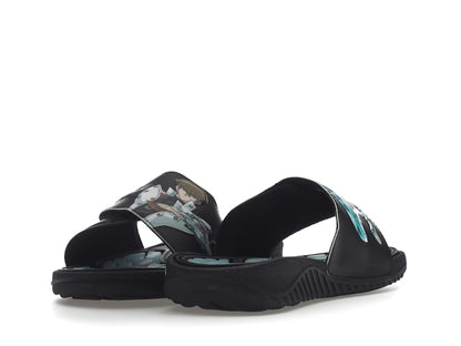 adidas Reptossage Hook-And-Loop Slides Yu-Gi-Oh! Blue Eyes White Dragon