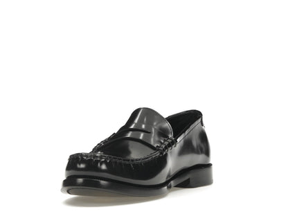 Saint Laurent Le Loafer Penny Slippers Black Leather