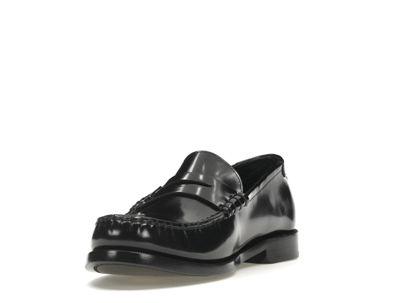 Saint Laurent Le Loafer Penny Slippers Black Leather