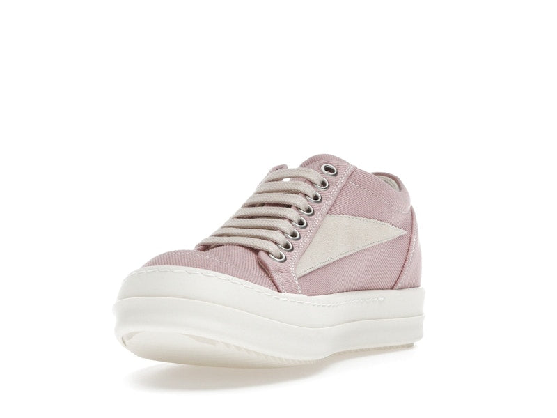 Rick Owens DRKSHDW EDFU Vintage Sneakers Faded Pnk Pearl Milk