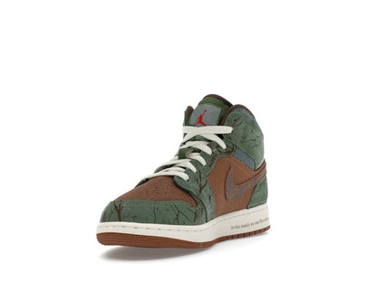 Jordan 1 Mid Treeline (GS)