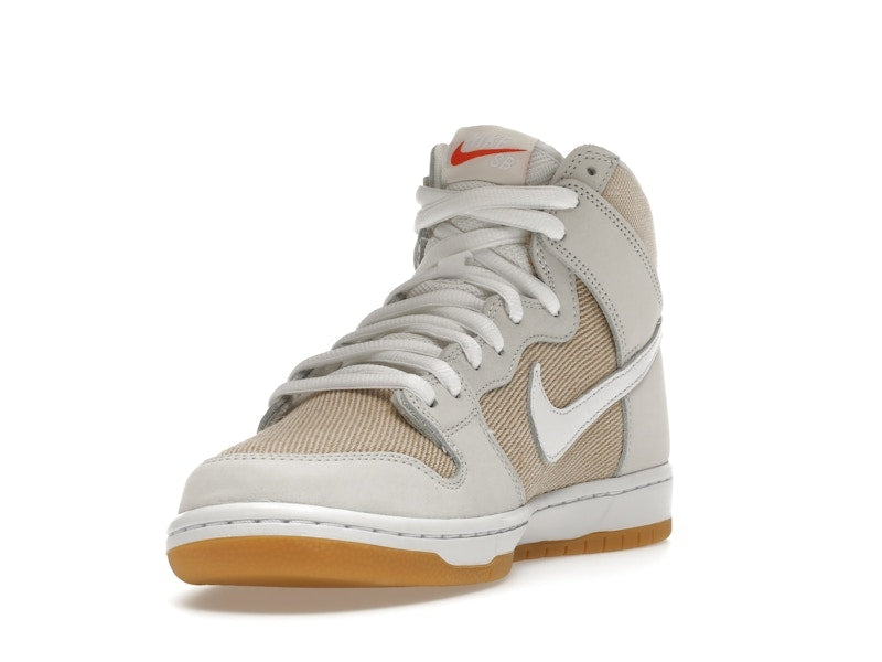 Nike SB Dunk High Pro ISO Orange Label Unbleached Natural